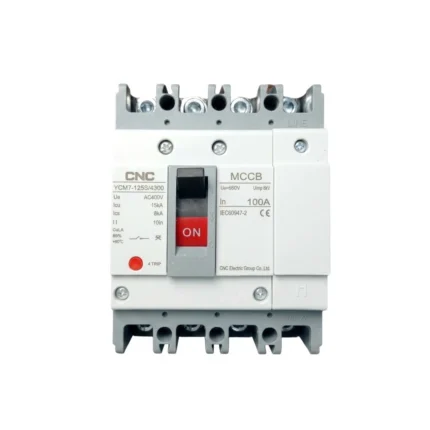 CNC YCM7 125 100A MCCB Three Phase AC Breaker