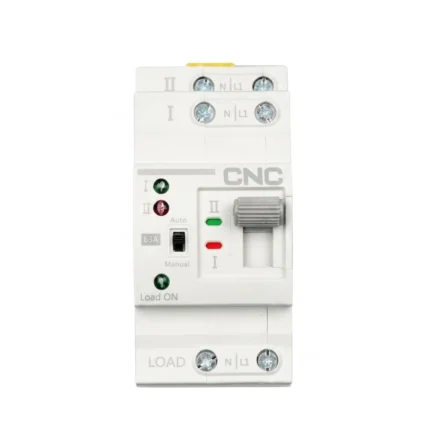 CNC YCQR 63 2P Single Phase 63A Dual Power Automatic Transfer Switch ATS