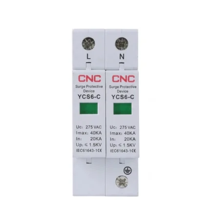 CNC YCS6 C 2P 275V AC SPD House Surge Protector