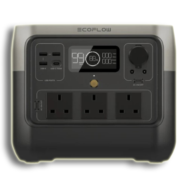 EcoFlow RIVER 2 Pro Portable Power Station768Wh FastCharging Solar Generator for Camping & Home Backup
