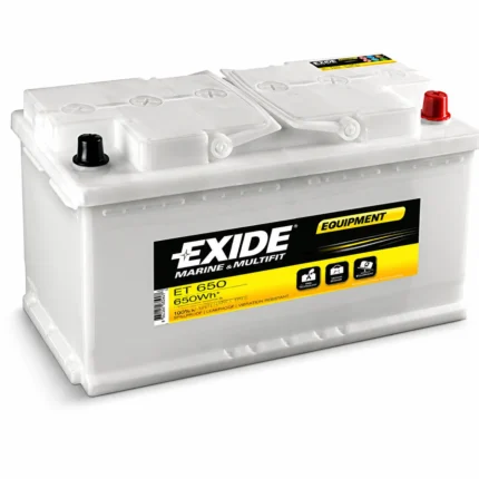 Exide Gel lead acid battery ET650 12V 100Ah 800A