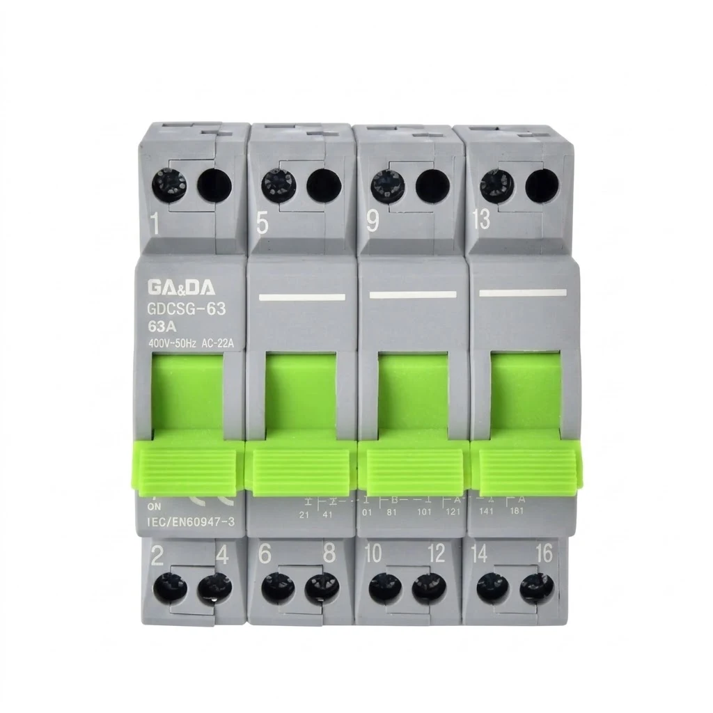 GA&DA GDCSG 63 4P 63A MTS Changeover Switch Reliable Manual Transfer Switch for Power Control GA&DA GDCSG 63 4P 63A MTS Changeover Switch Reliable Manual Transfer Switch for Power Control