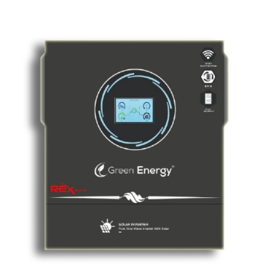 Green Energy REX 6.2KW Hybrid Solar Inverter PV8500 Builtin WiFiLithium Battery PortDual Output