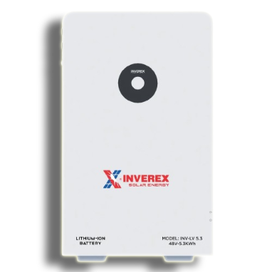 Inverex INV LV5.3 51.2v 104Ah Lithium Ion Battery 5.3kWh IP65 Smart BMS