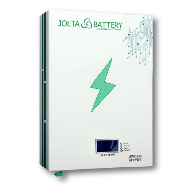 Jolta JBW242400N 25.6V 100Ah 2.56 kWh LiFePO4 Lithium Battery Wall Mount