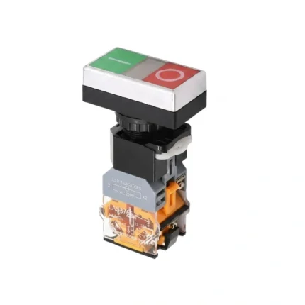 KAEL LA38 11 DRG Double Push Button with LED Indicator Light 220VAC 22mm Red & Green Control Switch