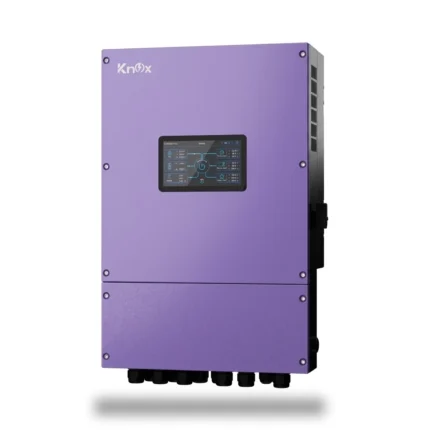 Knox Xenon 12066 6.6kW IP66 Hybrid Solar Inverter With PV 12000W Dual MPPT WiFi & Large HMI Touchscreen