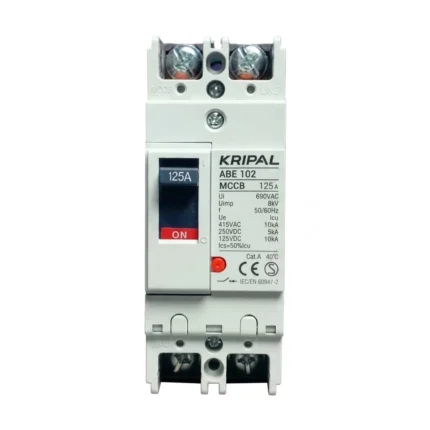 Kripal ABE 102 2 Pole 125A Moulded Case Circuit Breaker MCCB