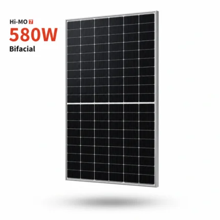 LONGi Hi-MO 7 580W Bifacial Solar Panel – N-Type Dual Glass High Efficiency Module