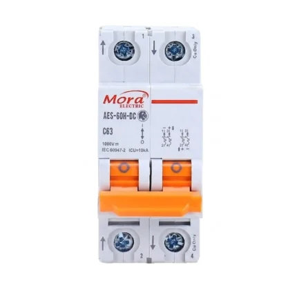Mora 2P DC 1000V Solar Mini Circuit Breaker MCB