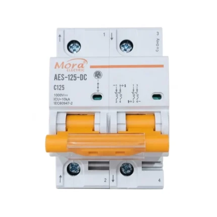 Mora 2P DC Circuit Breaker 125A Mora Battery Breaker DC 125A