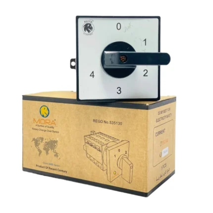 Mora 4 Line 75A_50A Phase and Neutral Selector Switch Mora Rotary Change Over for 4 Meters