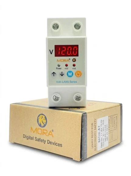 Mora 40A Volt Protector for High and Low Voltages by MORA Bulgaria with time delay function