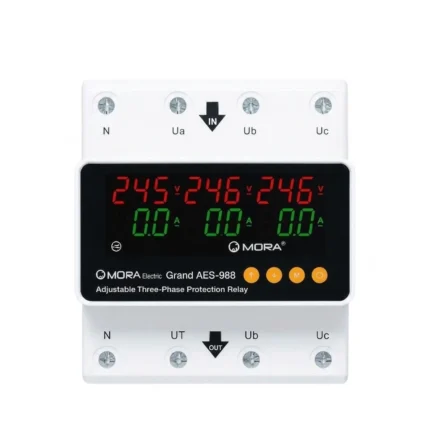 Mora 4Pole 3 Phase Voltage and current Protector