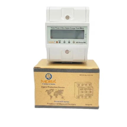 Mora 4Pole Digital Submeter Three Phase energy meter Din rail type