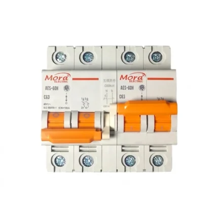 Mora AC 2P+2P MTS Dual power Manual transfer switch Circuit breaker MCB 50HZ_60HZ Change Over