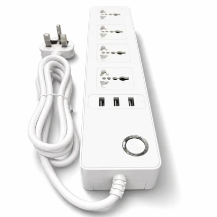 Smart WiFi Power Strip 4 Socket + USB