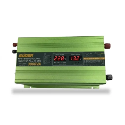 Suoer SUS 3000A MPPT 40A All in One 3000VA Solar Inverter 12V to 220V MPPT Photovoltaic Power Inverter