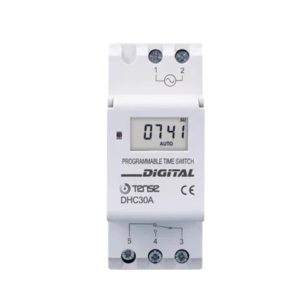 Tense 30A Weekly 7 Days Programmable Digital TIME SWITCH Timer (NO_NC)