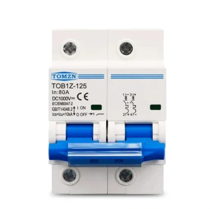 Tomzn 2P DC MCB Circuit Breaker 125A_100A
