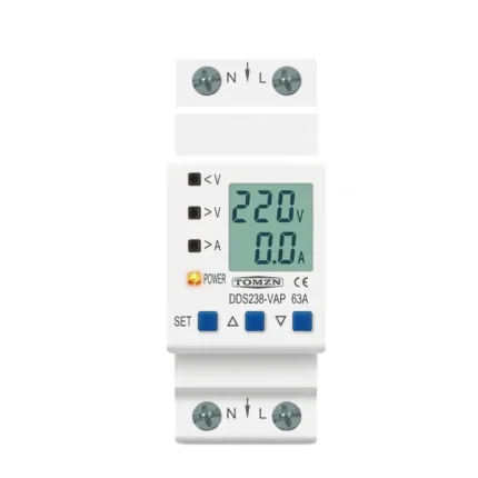 Tomzn DDS238 VAP Digital Voltage Protector 63A, 4in1 Adjustable, Can Bear up to 400V