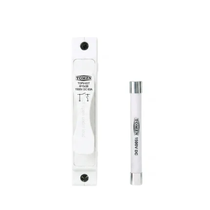 Tomzn TOPV 14x85 gPV Fuse Holder & 25A Fuse DC 1500V Overload & Short Circuit Protection