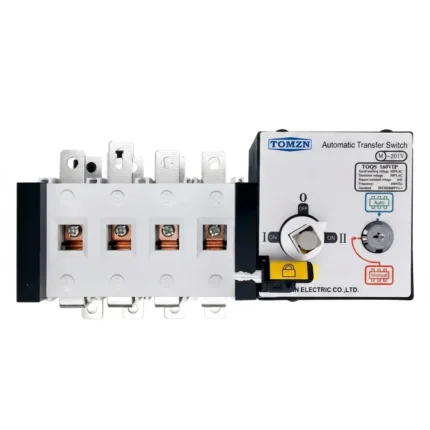 Tomzn TOQ5 160_4P Handle Type 160A 4P AC Three Phase Dual Power Automatic Transfer Switch ATS