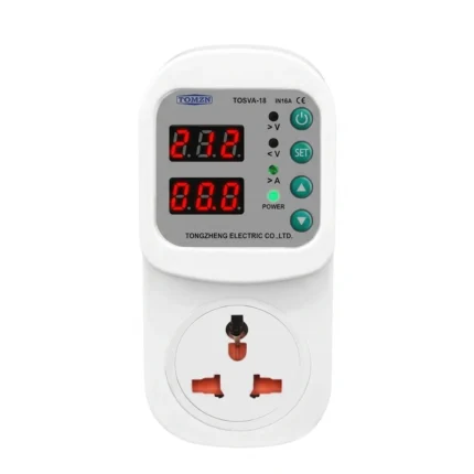 Tomzn TOSVA16 16A Socket Voltage Protector Smart Power Surge & Voltage Guard (Muhafiz)