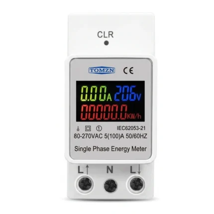 Tomzn TOVAE2 100 3in1 100A AC Din Rail Energy Meter