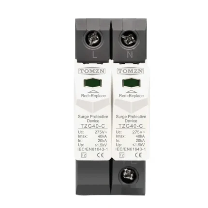 Tomzn TZG40 C 2P AC SPD House Surge Protector