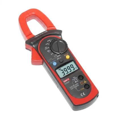 UNI T UT 203 Digital Clamp Multimeter DC_AC Voltage & Current, resistance, frequency, duty cycle, continuity Tester