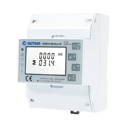 EASTRON SDM630 MODBUS V2 Export Device for KNOX Xerox 5kW to 25kW