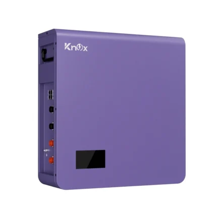 KNOX Lithium LFP LIO 5.32 Powerwall IP54 Battery 51.2vdc 100AH 1.5C Touch LCD, five year complete BMS or Cell replacement warranty, wall mount battery