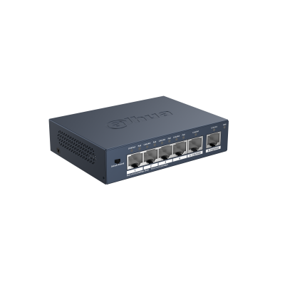 6-Port Unmanaged Desktop Switch with 4-Port PoE