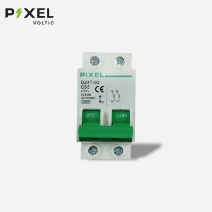 Pixel 2P AC MCB 63A Breaker