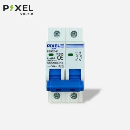 Pixel 2P ECO DC MCB 63A Breaker (1000V)