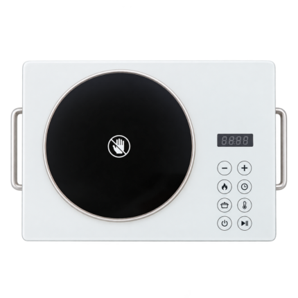 VIGOO Infrared Cooker 3500W (Black Crystal Plate, LED Display
